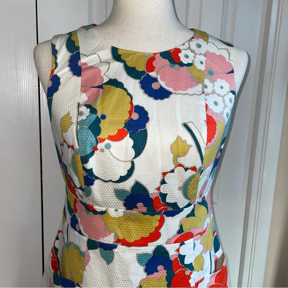 Boden floral multicolor dress size 4P - Picture 5 of 16